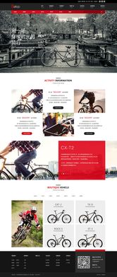 自行車網(wǎng)站制作欣賞